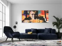 Quadro Decorativo Lobo Wall Street em Tecido Canvas 130x60 - Foto 5