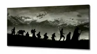 Quadro Decorativo Lord Of The Rings em Tecido Canvas 130x60 - Foto 2