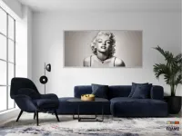 Quadro Decorativo Marilyn Monroe em Tecido Canvas 130x60 sala - Foto 5