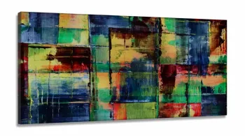 Quadro Decorativo Moderno Sala Quarto Artistico em Tecido Canvas 130x60 cm