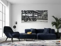 Quadro Decorativo Moto Honda em Tecido Canvas 130x60 - Foto 5