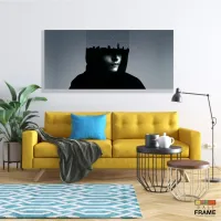 Quadro Decorativo Mr Robot Séries em Tecido Canvas 130x60 - Foto 7