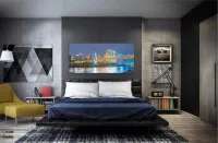Quadro Decorativo Mundo China em Tecido Canvas 130x60 - Foto 4