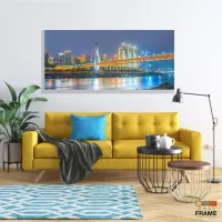 Quadro Decorativo Mundo China em Tecido Canvas 130x60 - Foto 7