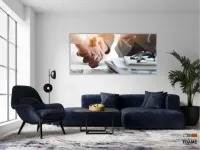 Quadro Decorativo Mundo Dos Negócios Escritorio em Tecido Canvas 130x60 - Foto 5