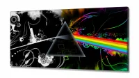 Quadro Decorativo Musica Pink Floyd Banda em Tecido Canvas 130x60 - Foto 2