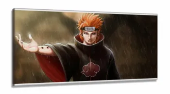 Quadro Decorativo Naruto - Pain - em Tecido Canvas 130x60