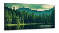 Quadro Decorativo Natureza em Tecido Canvas 130x60