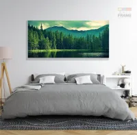 Quadro Decorativo Natureza em Tecido Canvas 130x60 - Foto 6