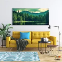 Quadro Decorativo Natureza em Tecido Canvas 130x60 - Foto 7