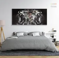 Quadro Decorativo Nba Basquete em Tecido Canvas 130x60 - Foto 6