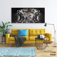 Quadro Decorativo Nba Basquete em Tecido Canvas 130x60 - Foto 7
