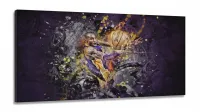 Quadro Decorativo Nba Basquete em Tecido Canvas 130x60 m02