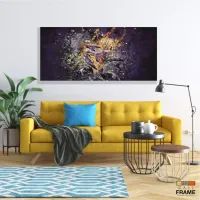 Quadro Decorativo Nba Basquete em Tecido Canvas 130x60 m02 - Foto 7