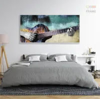 Quadro Decorativo O violinista em Tecido Canvas 130x60 - Foto 6