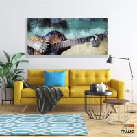 Quadro Decorativo O violinista em Tecido Canvas 130x60 - Foto 7