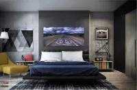 Quadro decorativo Poker - Jogo de Cartas em Tecido 120x60 3 peças - Foto 4