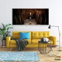 Quadro Decorativo Ragnar Lothbrok Vikingsem Tecido Canvas 130x60 - Foto 7