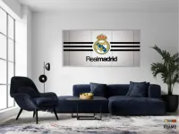 Quadro decorativo Real Madrid C F em Tecido Canvas 130x60 - Foto 5