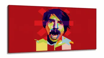 Quadro Decorativo Red Hot Chili Peppers - em Tecido Canvas 130x60