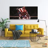 Quadro Decorativo Rock Balboa Filme II em Tecido Canvas 130x60 - Foto 7
