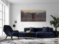 Quadro Decorativo Rocky Balboa - Filme - Tela em Tecido Canvas 130x60 - Foto 5