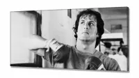 Quadro decorativo Rocky Balboa Retrô - - Tela em Tecido - Foto 2