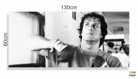 Quadro decorativo Rocky Balboa Retrô - - Tela em Tecido - Foto 3