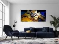 Quadro Decorativo Sala Quarto Escritório Bumblebee em Tecido Canvas 130x60 - Foto 5