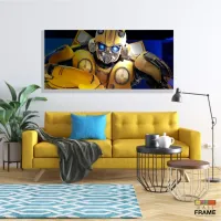 Quadro Decorativo Sala Quarto Escritório Bumblebee em Tecido Canvas 130x60 - Foto 7