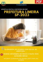 Apostila Prefeitura Limeira SP Técnico Edificações 2023
