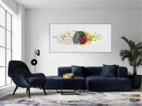 Quadro Decorativo Sala Quarto Escritório Criatividade em Tecido Canvas 130x60 - Foto 5