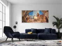 Quadro Decorativo Sala Quarto Escritório Jesus Presépio em Tecido Canvas 130x60 - Foto 5