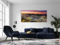 Quadro Decorativo Sala Quarto Escritório Rio de Janeiro Luz em Tecido Canvas 130x60 - Foto 5