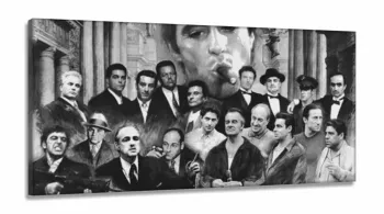 Quadro Decorativo Scarfaceem Tecido Canvas 130x60