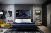 Quadro Decorativo Sherlock Holmes Mosaico em Tecido Canvas 130x60 - Foto 4