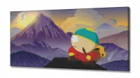 Quadro Decorativo South Park Tela Em em Tecido Canvas 130x60 - Foto 2