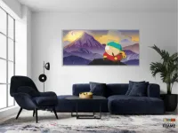 Quadro Decorativo South Park Tela Em em Tecido Canvas 130x60 - Foto 5