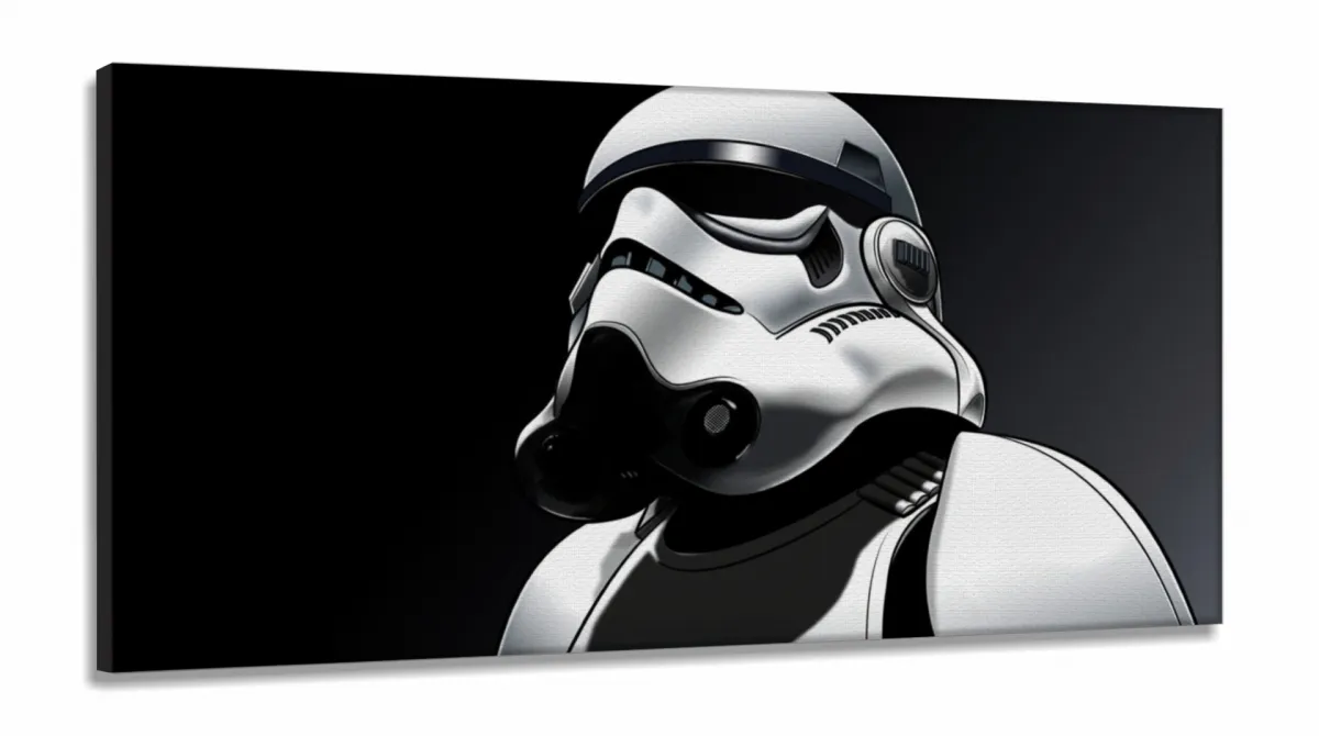 Quadro Decorativo Star Wars Com Tela Em Tecid oem Tecido Canvas 130x60 Imagem