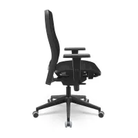  Cadeira Multiregulável NR17 Titan Assento e Encosto Telado Mecanismo Sincronizado com Braços Reguláveis 3D - Foto 4