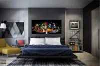 Quadro Decorativo Star Wars E em Tecido Canvas 130x60 - Foto 4
