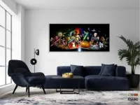 Quadro Decorativo Star Wars E em Tecido Canvas 130x60 - Foto 5
