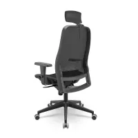  Cadeira Multiregulável NR17 Titan Assento e Encosto Telado Mecanismo Sincronizado Base Piramidal Braços Regulaveis 3d e Apoio de Cabeça - Foto 3