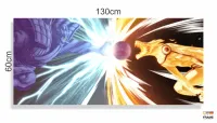 Quadro decorativo Susanoo e Kurama Naruto - Tela em Tecido Canvas 130x60 - Foto 3