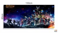 Quadro Decorativo Team Vingadores em Tecido Canvas 130x60 - Foto 3