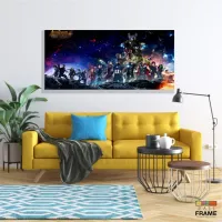 Quadro Decorativo Team Vingadores em Tecido Canvas 130x60 - Foto 7