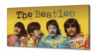 Quadro Decorativo The Betlles Musica em Tecido Canvas 130x60 - Foto 2