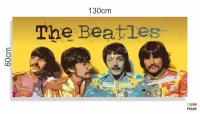 Quadro Decorativo The Betlles Musica em Tecido Canvas 130x60 - Foto 3