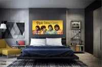 Quadro Decorativo The Betlles Musica em Tecido Canvas 130x60 - Foto 4