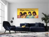 Quadro Decorativo The Betlles Musica em Tecido Canvas 130x60 - Foto 5